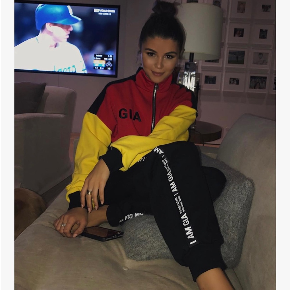 I am Gia track suit SOLD